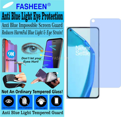 Fasheen Tempered Glass Guard for ONEPLUS 9R (Impossible UV AntiBlue Light)(Pack of 1)