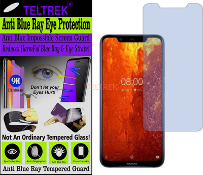 TELTREK Tempered Glass Guard for NOKIA 8.1 2018 (Impossible UV AntiBlue Light)(Pack of 1)