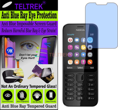 TELTREK Tempered Glass Guard for NOKIA 222 (Impossible UV AntiBlue Light)(Pack of 1)