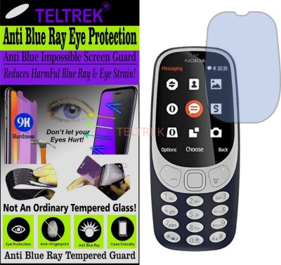 TELTREK Tempered Glass Guard for NOKIA 3310 3G DUAL (Impossible UV AntiBlue Light)(Pack of 1)
