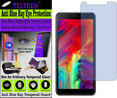 TELTREK Tempered Glass Guard for PANASONIC P101 (Impossible UV AntiBlue Light)(Pack of 1)