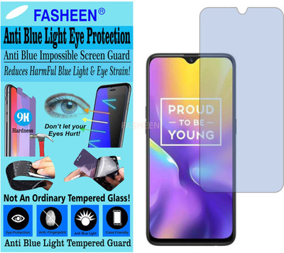 Fasheen Tempered Glass Guard for REALME U1 (Impossible UV AntiBlue Light)(Pack of 1)