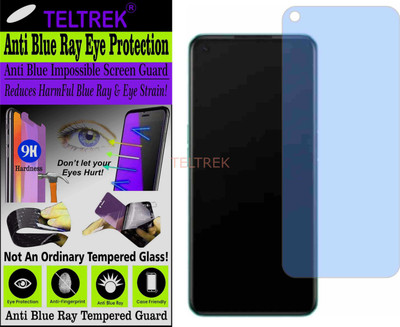 TELTREK Tempered Glass Guard for OPPO A53 5G (Impossible UV AntiBlue Light)(Pack of 1)