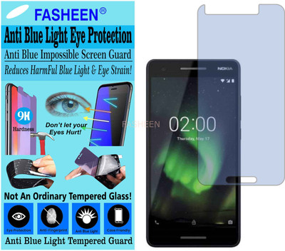 Fasheen Tempered Glass Guard for NOKIA 2.1 2018 (Impossible UV AntiBlue Light)(Pack of 1)