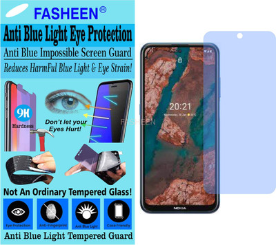 Fasheen Tempered Glass Guard for NOKIA X20 (Impossible UV AntiBlue Light)(Pack of 1)