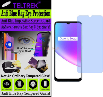 TELTREK Tempered Glass Guard for REALME RMX 3193 (Impossible UV AntiBlue Light)(Pack of 1)