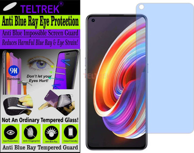 TELTREK Tempered Glass Guard for REALME X7 5G (Impossible UV AntiBlue Light)(Pack of 1)
