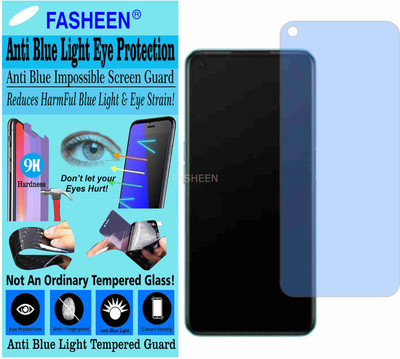 Fasheen Tempered Glass Guard for OPPO A53 5G (Impossible UV AntiBlue Light)(Pack of 1)