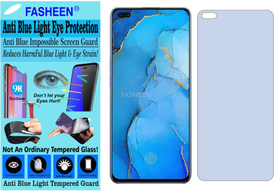Fasheen Tempered Glass Guard for OPPO RENO3 PRO (Impossible UV AntiBlue Light)(Pack of 1)