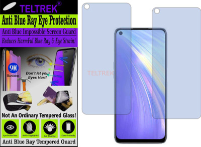 TELTREK Tempered Glass Guard for REALME 6 I (Impossible UV AntiBlue Light)(Pack of 1)