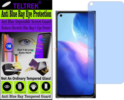 TELTREK Tempered Glass Guard for OPPO RENO 5K (Impossible UV AntiBlue Light)(Pack of 1)
