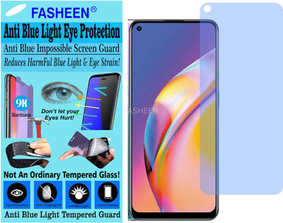 Fasheen Tempered Glass Guard for OPPO A94 (Impossible UV AntiBlue Light)(Pack of 1)