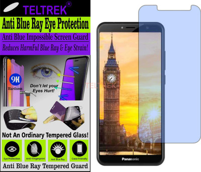 TELTREK Tempered Glass Guard for PANASONIC ELUGA RAY 550 (Impossible UV AntiBlue Light)(Pack of 1)