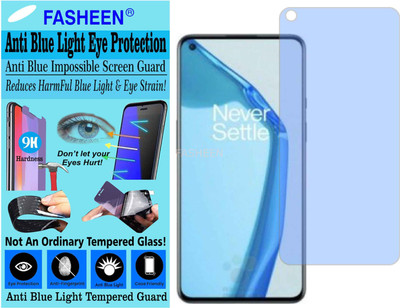 Fasheen Tempered Glass Guard for ONE PLUS 9 5G (Impossible UV AntiBlue Light)(Pack of 1)