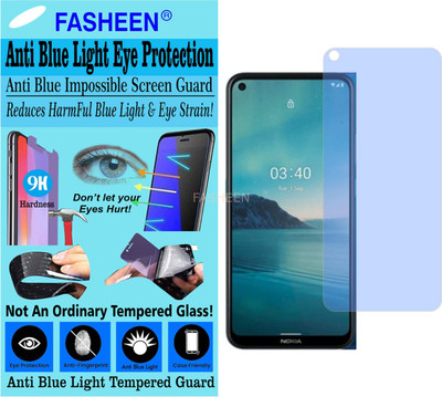 Fasheen Tempered Glass Guard for NOKIA C20 (Impossible UV AntiBlue Light)(Pack of 1)