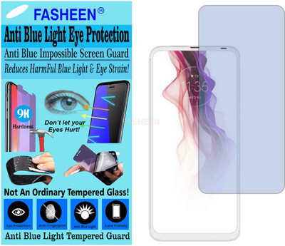 Fasheen Tempered Glass Guard for MOTOROLA MOTO ONE FUSION PLUS (Impossible UV AntiBlue Light)(Pack of 1)