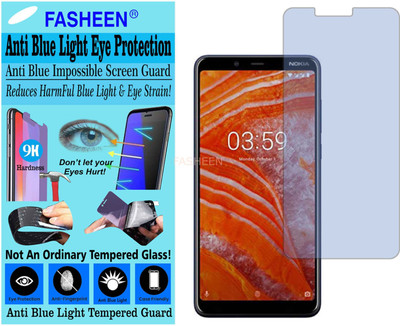 Fasheen Tempered Glass Guard for NOKIA 3.1 PLUS (Impossible UV AntiBlue Light)(Pack of 1)