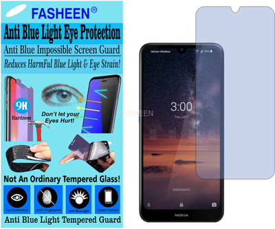 Fasheen Tempered Glass Guard for NOKIA 3V (Impossible UV AntiBlue Light)(Pack of 1)