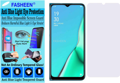 Fasheen Tempered Glass Guard for OPPO A11 (Impossible UV AntiBlue Light)(Pack of 1)