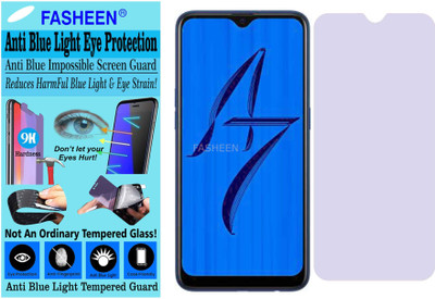 Fasheen Tempered Glass Guard for OPPO A7N (Impossible UV AntiBlue Light)(Pack of 1)