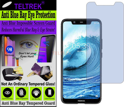 TELTREK Tempered Glass Guard for NOKIA 7.1 PLUS (Impossible UV AntiBlue Light)(Pack of 1)