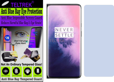 TELTREK Tempered Glass Guard for ONEPLUS 7T PRO (Impossible UV AntiBlue Light)(Pack of 1)