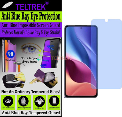 TELTREK Tempered Glass Guard for POCO F3 M2012K11AG (Impossible UV AntiBlue Light)(Pack of 1)