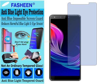 Fasheen Tempered Glass Guard for PANASONIC ELUGA RAY 600 (Impossible UV AntiBlue Light)(Pack of 1)