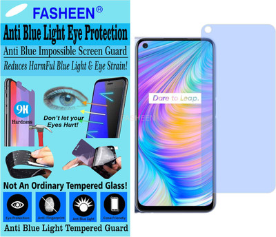 Fasheen Tempered Glass Guard for REALME Q2 2117 (Impossible UV AntiBlue Light)(Pack of 1)