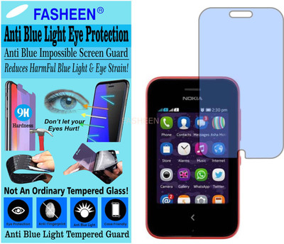 Fasheen Tempered Glass Guard for NOKIA ASHA 230 (Impossible UV AntiBlue Light)(Pack of 1)