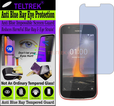 TELTREK Tempered Glass Guard for NOKIA 1 (Impossible UV AntiBlue Light)(Pack of 1)