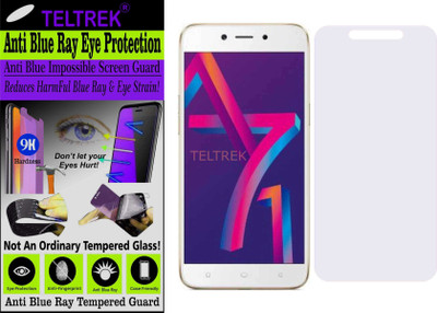 TELTREK Tempered Glass Guard for OPPO A71 2018 (Impossible UV AntiBlue Light)(Pack of 1)