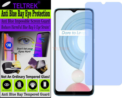 TELTREK Tempered Glass Guard for REALME C21 Y (Impossible UV AntiBlue Light)(Pack of 1)