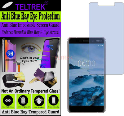 TELTREK Tempered Glass Guard for NOKIA 6 2ND GEN (Impossible UV AntiBlue Light)(Pack of 1)