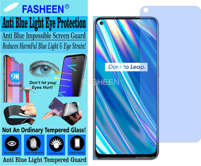 Fasheen Tempered Glass Guard for REALME Q3I 5G (Impossible UV AntiBlue Light)(Pack of 1)