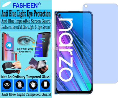 Fasheen Tempered Glass Guard for REALME RMX3242 (Impossible UV AntiBlue Light)(Pack of 1)