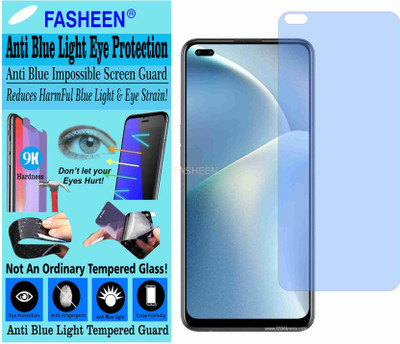 Fasheen Tempered Glass Guard for OPPO RENO4 LITE (Impossible UV AntiBlue Light)(Pack of 1)