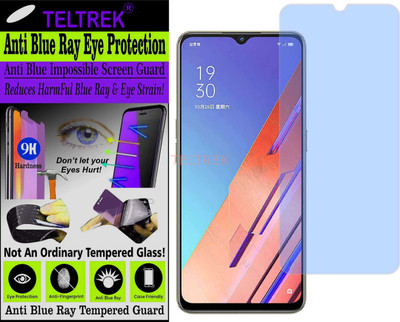 TELTREK Tempered Glass Guard for OPPO RENO3 YOUTH (Impossible UV AntiBlue Light)(Pack of 1)