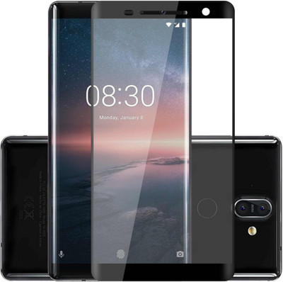 CASE CREATION Edge To Edge Tempered Glass for Nokia 8 Sirocco 2018(Pack of 1)