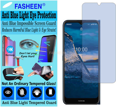 Fasheen Tempered Glass Guard for NOKIA C5 ENDI (Impossible UV AntiBlue Light)(Pack of 1)