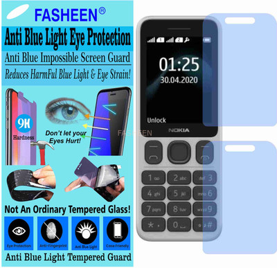 Fasheen Tempered Glass Guard for NOKIA 125DS (Impossible UV AntiBlue Light)(Pack of 1)