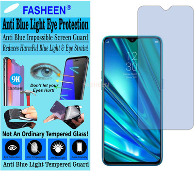Fasheen Tempered Glass Guard for REALME Q (Impossible UV AntiBlue Light)(Pack of 1)