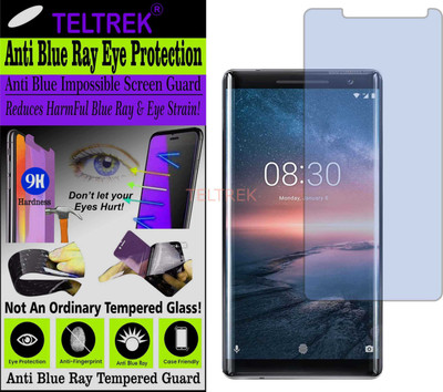 TELTREK Tempered Glass Guard for NOKIA 8 SIROCCO (Impossible UV AntiBlue Light)(Pack of 1)