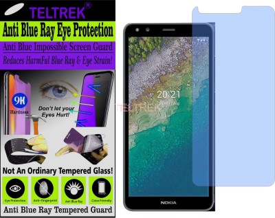 TELTREK Tempered Glass Guard for NOKIA C01 PLUS TA1383 (Impossible UV AntiBlue Light)(Pack of 1)