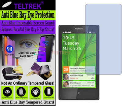 TELTREK Tempered Glass Guard for NOKIA X PLUS (Impossible UV AntiBlue)(Pack of 1)