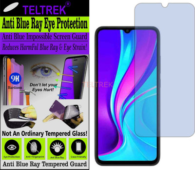 TELTREK Tempered Glass Guard for REDMI 9 (Impossible UV AntiBlue Light)(Pack of 1)