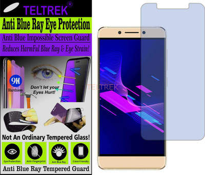 TELTREK Tempered Glass Guard for PANASONIC ELUGA RAY 800 (Impossible UV AntiBlue Light)(Pack of 1)