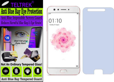 TELTREK Tempered Glass Guard for OPPO F3 PLUS BLACK EDITION (Impossible UV AntiBlue Light)(Pack of 1)