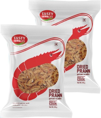 Tasty Nibbles Dry prawns 100g x 2 Clean 200 g(Pack of 2)