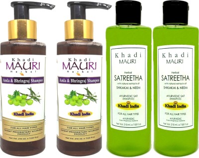 Khadi Mauri Amla Bhringraj & Satreetha Shampoo(840 ml)